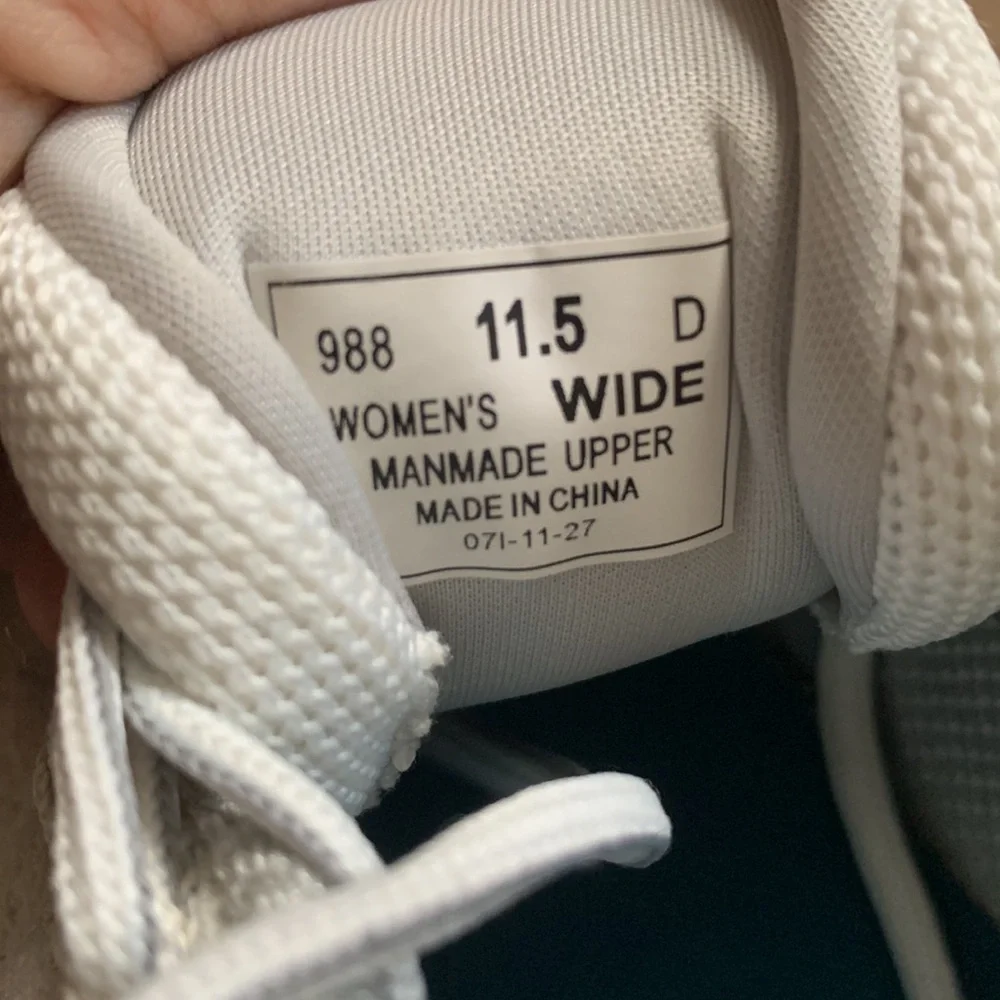 OrthoFeet Women’s Sneakers Wide White Cream Size 11.5